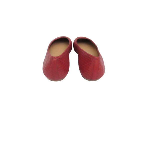 New, Corso Como Vero Cuoio Red Leather Flats Size 11M - Picture 3 of 5